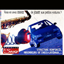 CITROËN - LANCEMENT SAXO (pour l'agence Publicara) - Affiche 4x3 - Création, mise en page et illustrations